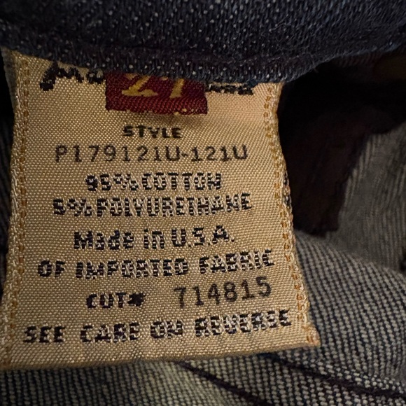 2/$30 7 For All Mankind Roxanne Mid Rise Slim Leg Jeans Dark Wash Size 27 - Picture 8 of 11